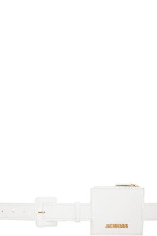 White 'La Ceinture Porte Monnaie' Belt | SSENSE