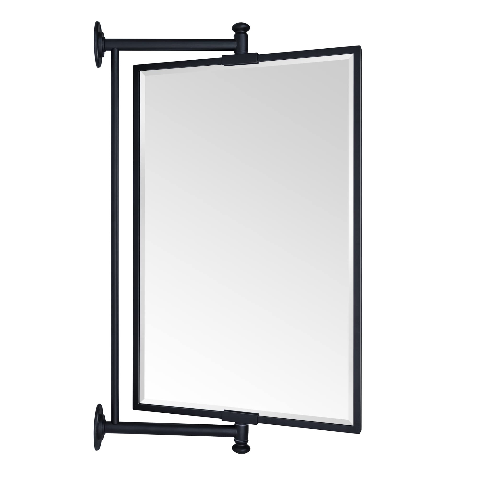 TEHOME Pivot-N-View Bathroom Mirror - Side Extentable Wall Mirror with Tilt for Corner Vanity, 14... | Amazon (US)