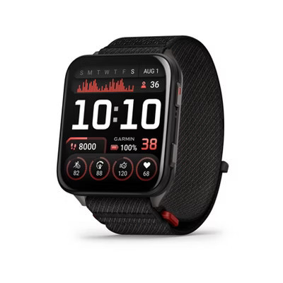 Garmin Venu X1 Black Smartwatch  with Slate Titanium Caseback and Black Comfort Fit Nylon Band | Target