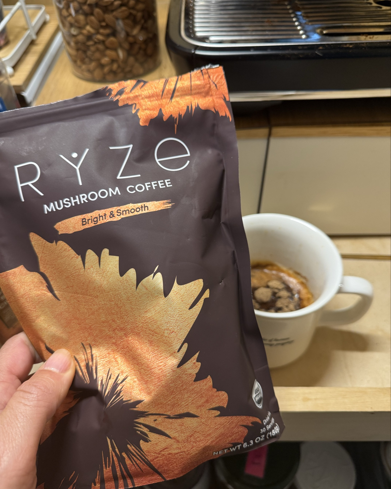 I add a scoop of this to my morning coffee everyday to boost immunity, longevity, brain function, clarity, energy, and health! Ryze mushroom coffee is good alone or with your coffee! 

#LTKActive #LTKBeauty