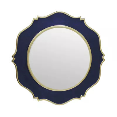 W Home 18-Inch Round Enamel Mirror | Bed Bath & Beyond | Bed Bath & Beyond
