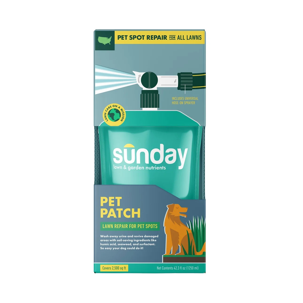 Sunday Pet Patch Lawn Repair for Pet Spots, 42.3 oz | Walmart (US)