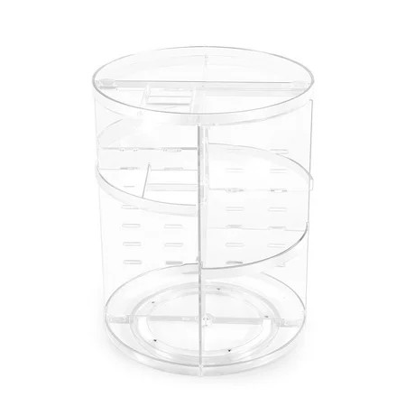 Makeup Organizer 360 Degree Rotating Cosmetic Storage Organizer Makeup Display Case Cosmetic Storage Case | Walmart (US)