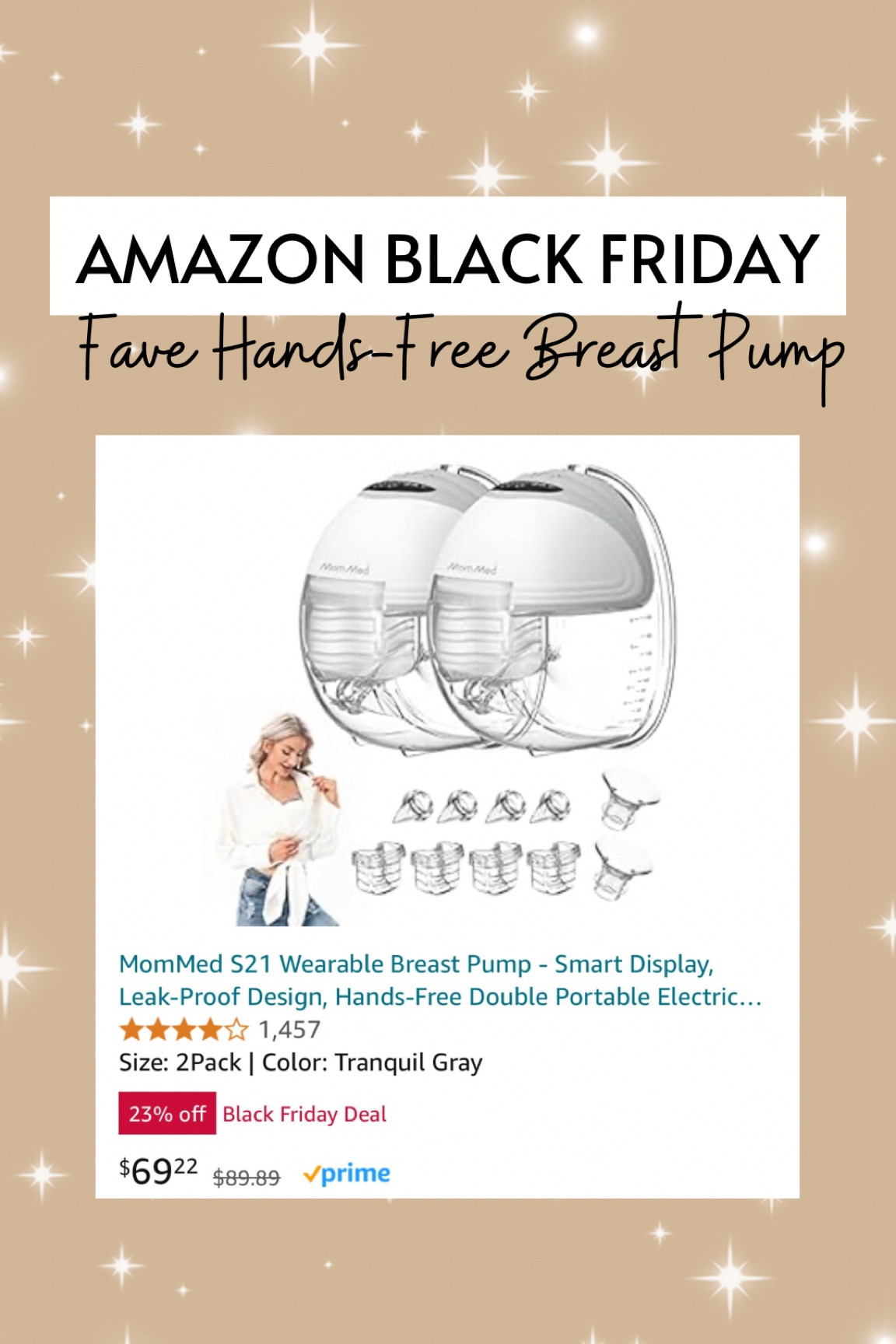✨Amazon Black Friday✨
Theeee BEST hands-free breast pump!
I have a willow and this is easier to clean and easier to use overall. 

Buy it for your breast feeding bestie or if you’re a mama buy 2.. seriously lol I have multiple to keep them in rotation!
(Also I’m a lazy dish washer.. 🫣)

#LTKBaby #LTKCyberWeek #LTKSaleAlert