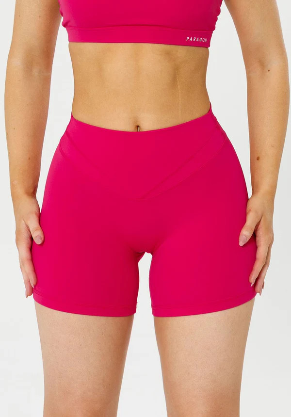 Recstretch™ Icon High-Rise Sculptseam® Plus Short 5" Passion | Paragon Fitwear
