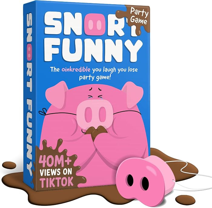 Snort Funny \u2013 The Oinkredible You Laugh You Lose Party Game, Family Games for Kids and Adult... | Amazon (US)