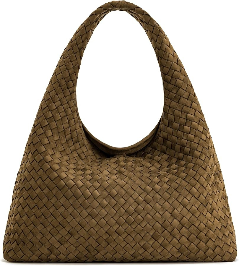 JW PEI Women's Iaura Faux Suede Woven Shoulder Bag | Amazon (US)