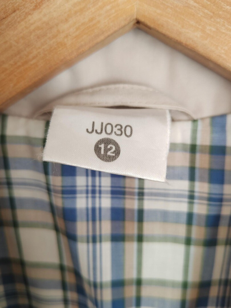 Beige Coat With Blue Checkered Lining UK 12 35% Cotton - CG M36  | eBay | eBay UK