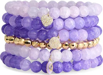 6-Pack Assorted Bead Bracelet | Nordstrom Rack