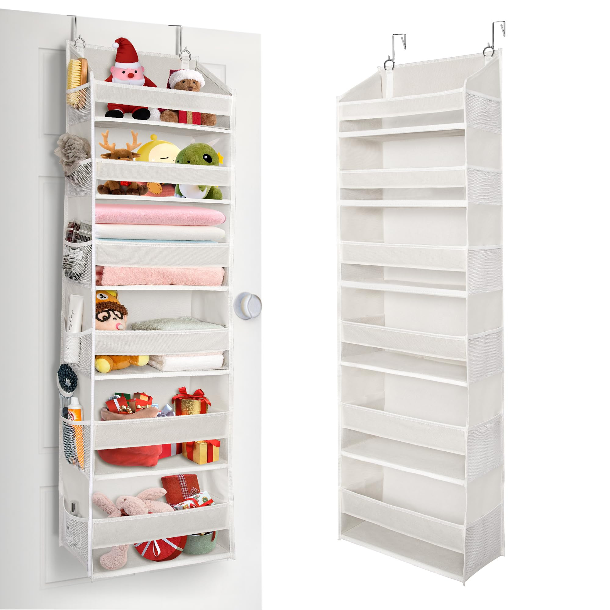 ULG Over The Door Organizer with 6 Large Pockets 12 Side Pockets, 50lbs Weight Capacity Door Hang... | Amazon (US)