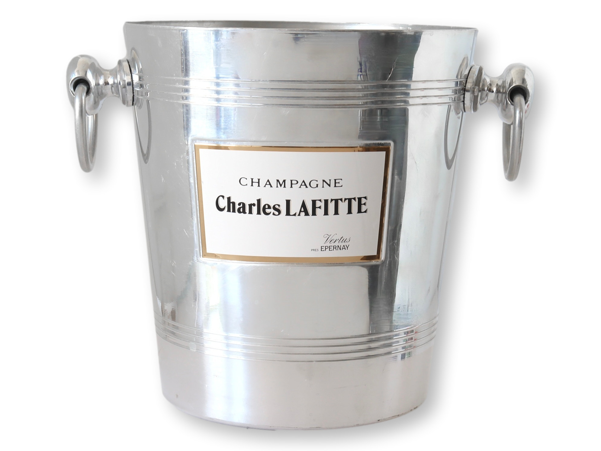 Bauget-Jouette Champagne Ice Bucket - The Queens Landing - Silver | Chiller, Cooler | One Kings Lane