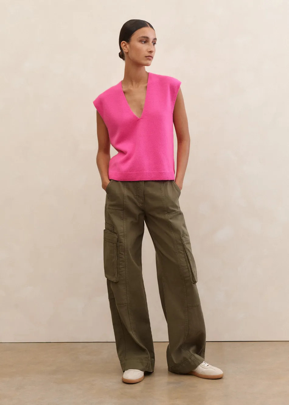 Cotton Cargo Trouser | ME+EM Global (Excluding US)
