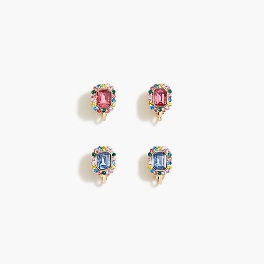 Girls' clip-on earrings pack | J.Crew Factory