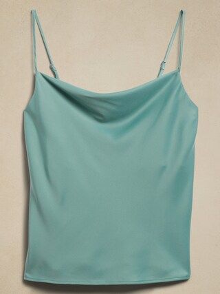 Silky Cowl-Neck Camisole | Banana Republic Factory