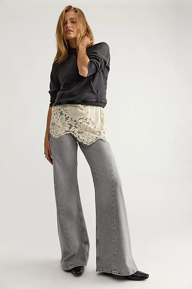 MOTHER The Lemon Twist Sneak Jeans | Free People (Global - UK&FR Excluded)