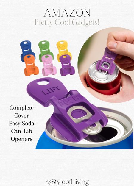 Amazon gadgets easy soda can tab openers! 

#LTKParties #LTKGiftGuide #LTKFamily