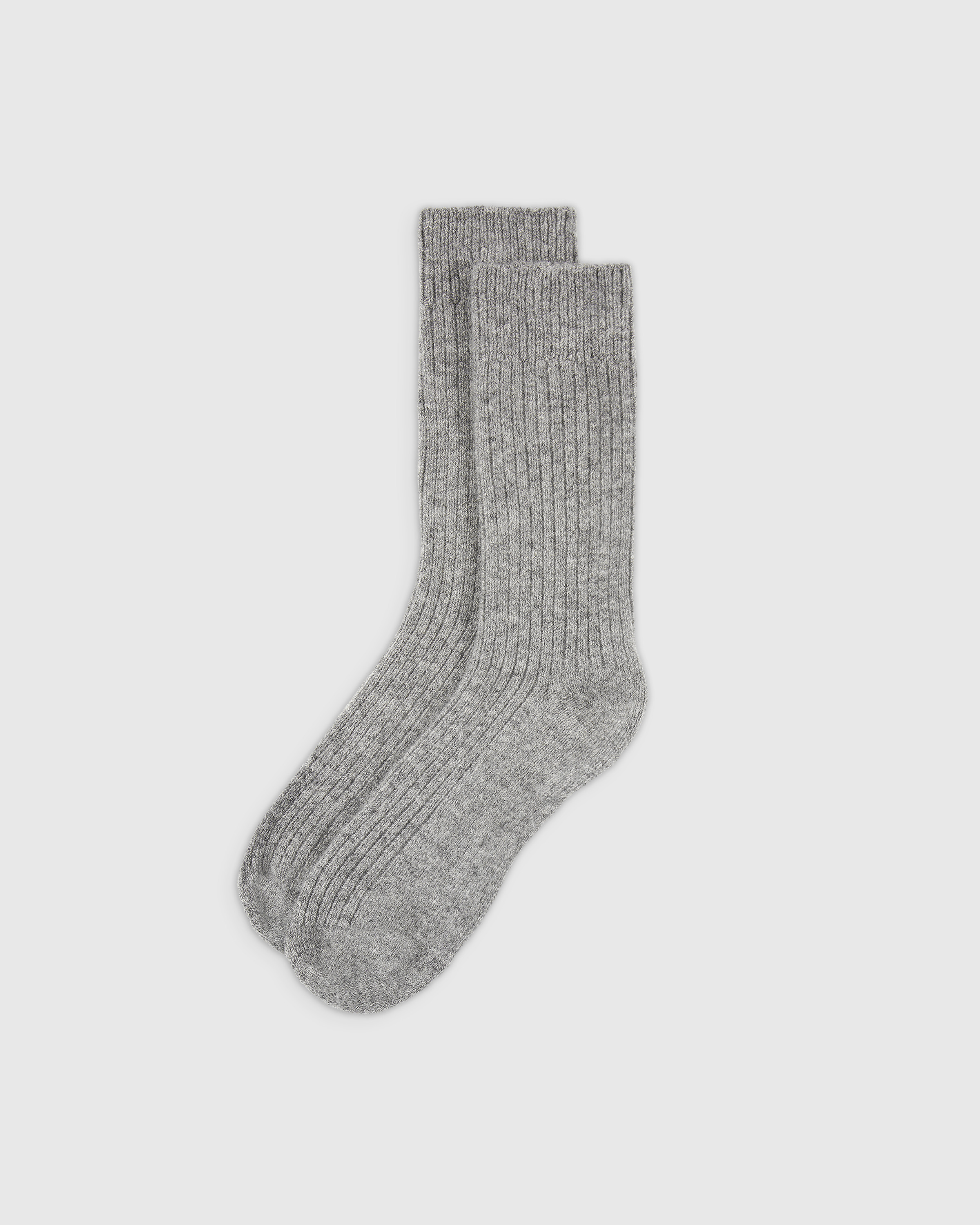 Quince | Cashmere Trouser Sock in Heather Grey, Size XS/Small | Quince