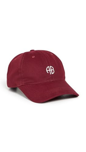 ANINE BING Women's Jeremy Baseball Cap, Cabernet, Red, One Size | Amazon (US)