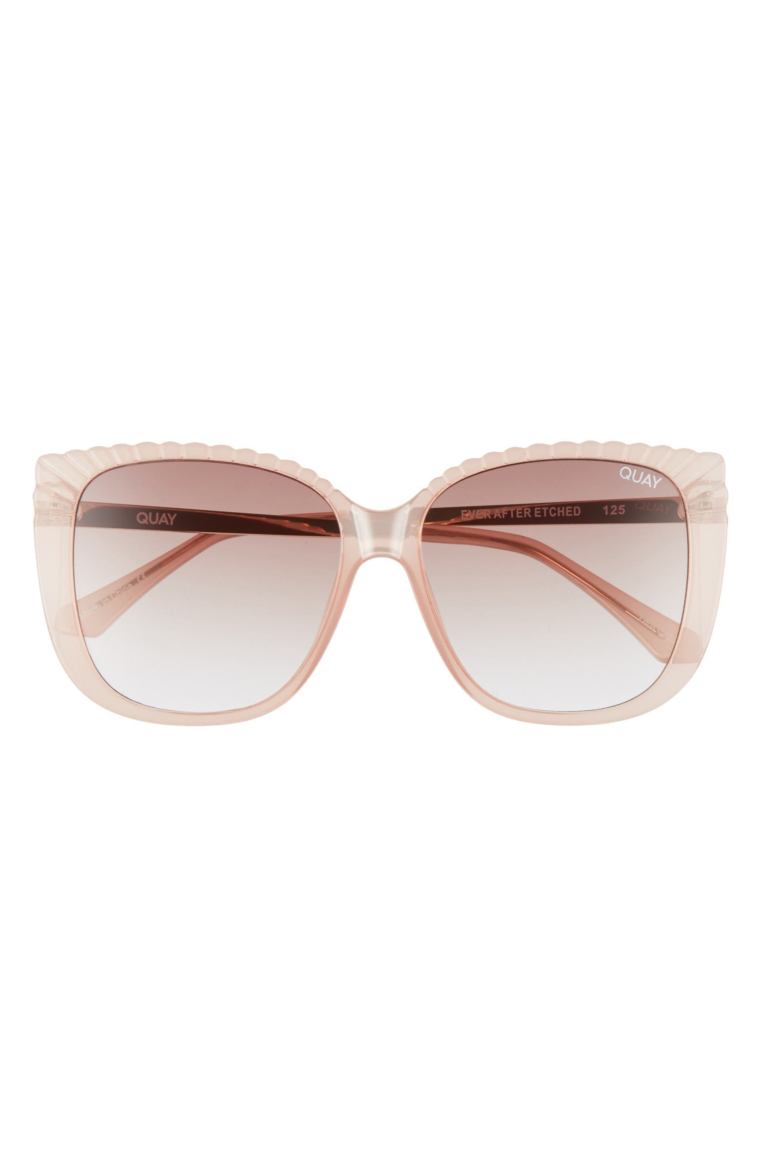 Ever After 58mm Gradient Etched Square Sunglasses | Nordstrom