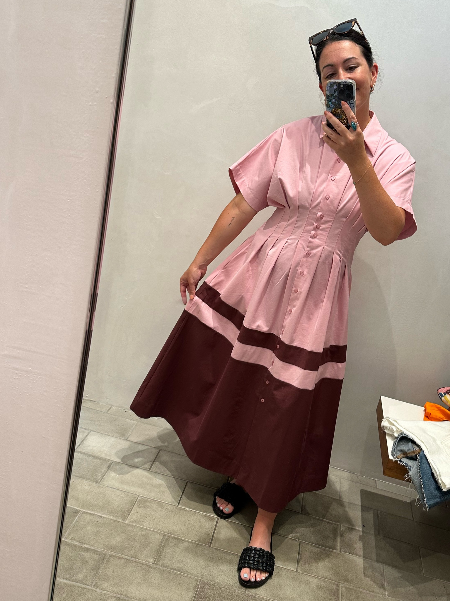 Loving this dress for the remainder of summer, but also with boots in the fall. 

#LTKSeasonal #LTKStyleTip