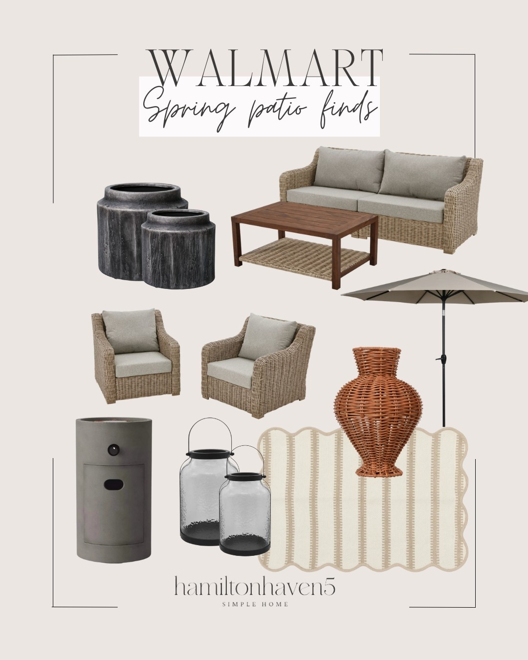 Patio refresh finds at Walmart
Love the affordable style!! 

#LTKHome #LTKSeasonal