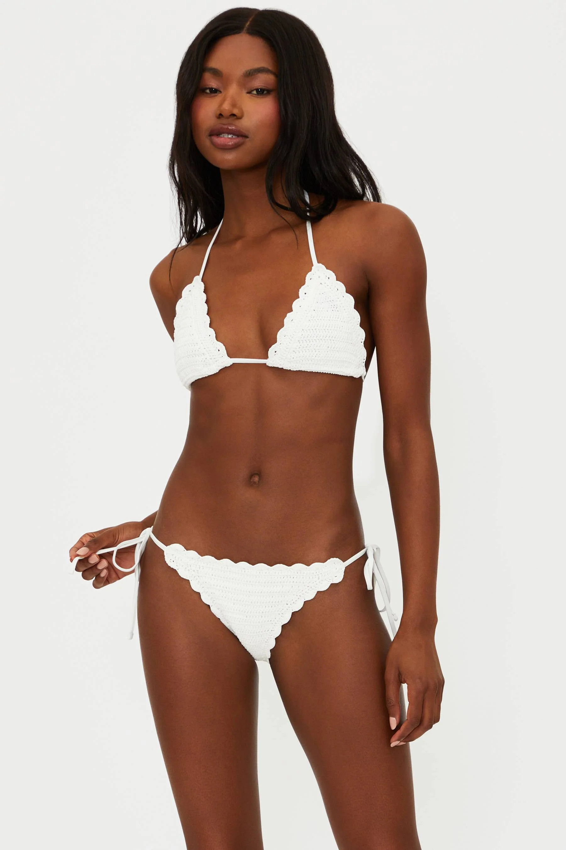 WINONA TOP WHITE CROCHET | Beach Riot