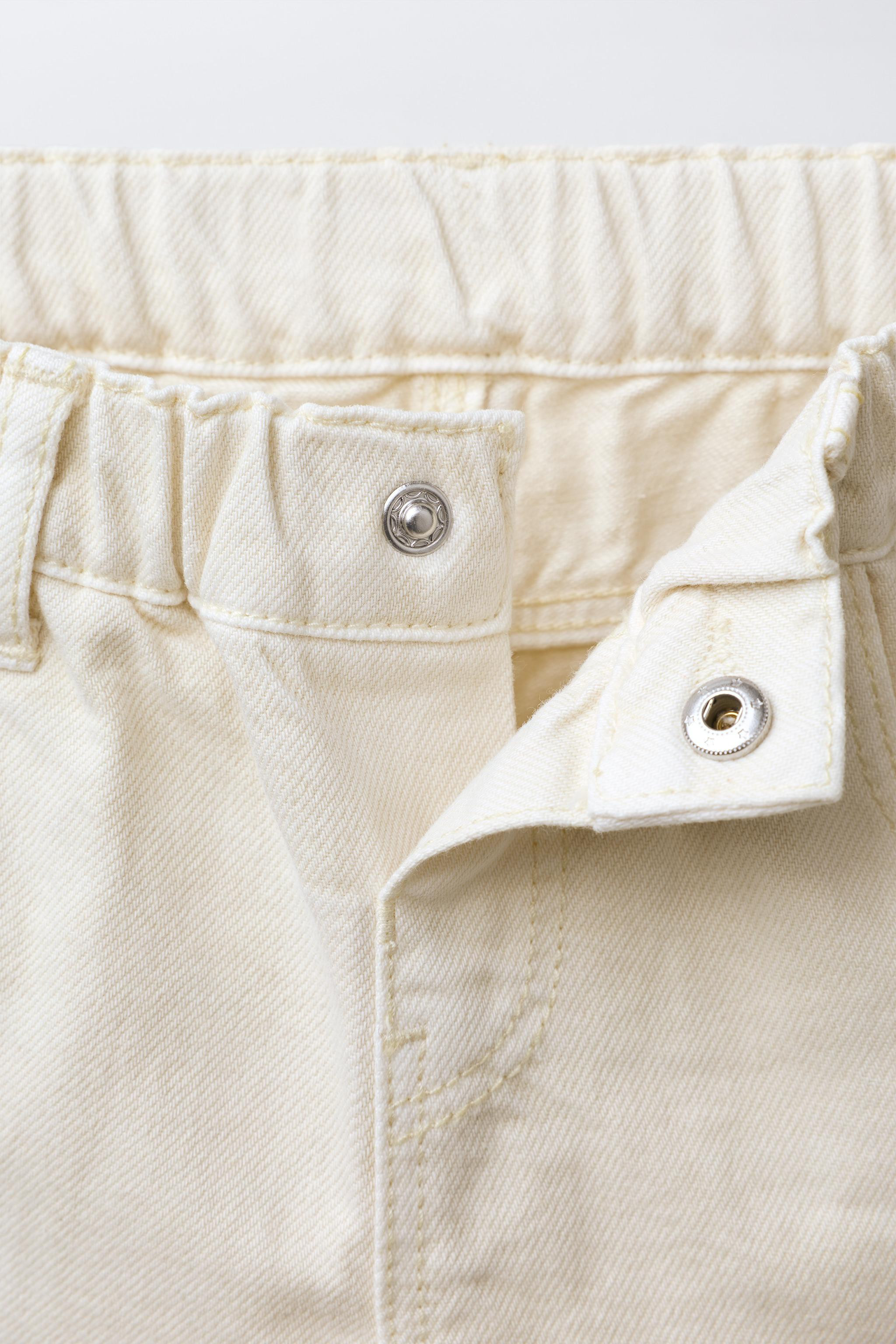 MINNIE MOUSE © DISNEY EMBROIDERED CULOTTE TWILL PANTS | Zara US