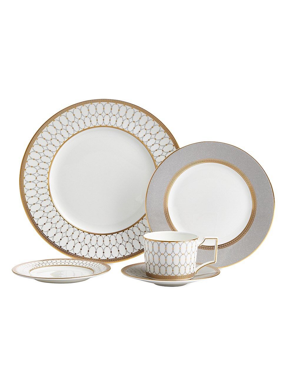 Renaissance Grey 5-Piece Dinnerware Set | Saks Fifth Avenue