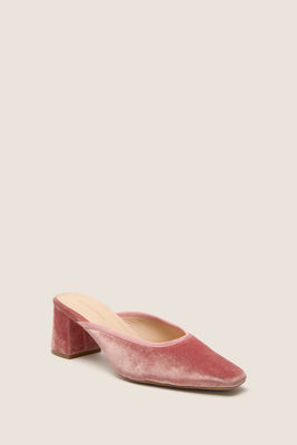 Blush Velvet Tilda Mules | Tuckernuck (US)