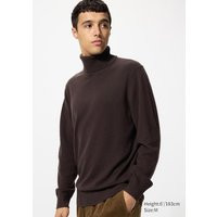 Uniqlo - 100% Cashmere Turtleneck Jumper - Dark Brown | UNIQLO (UK)