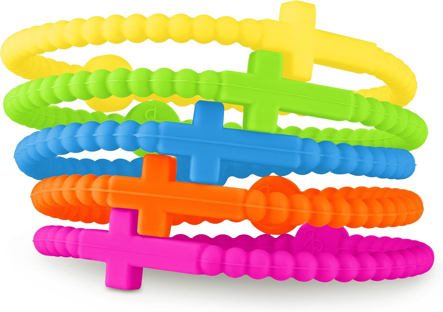 Ryan & Rose Jesus Bracelets - Cross Silicone Bracelet | Amazon (US)
