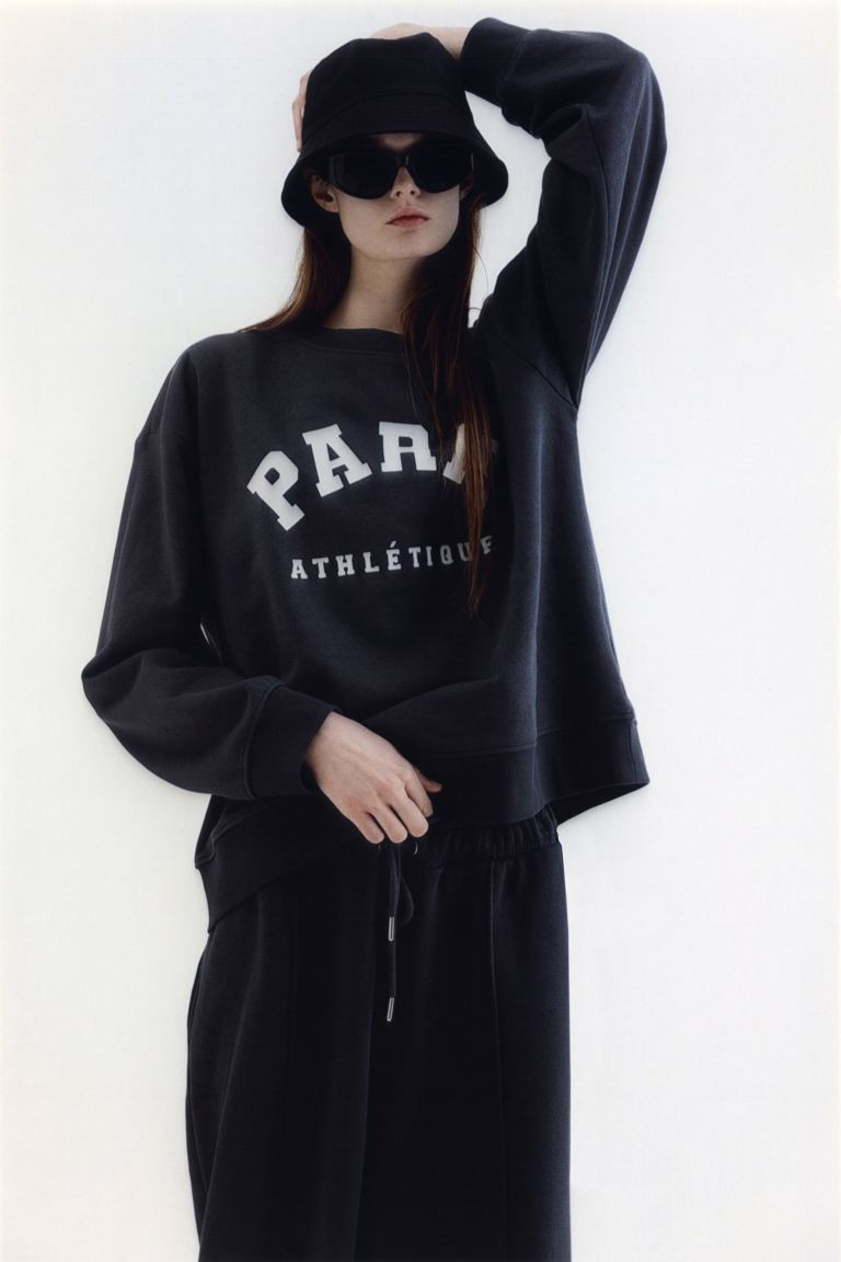 Printed Sweatshirt | H&M (US + CA)