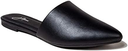 J. Adams Lennox Mules for Women - Closed Pointed Toe Flat Heel Slides | Amazon (US)