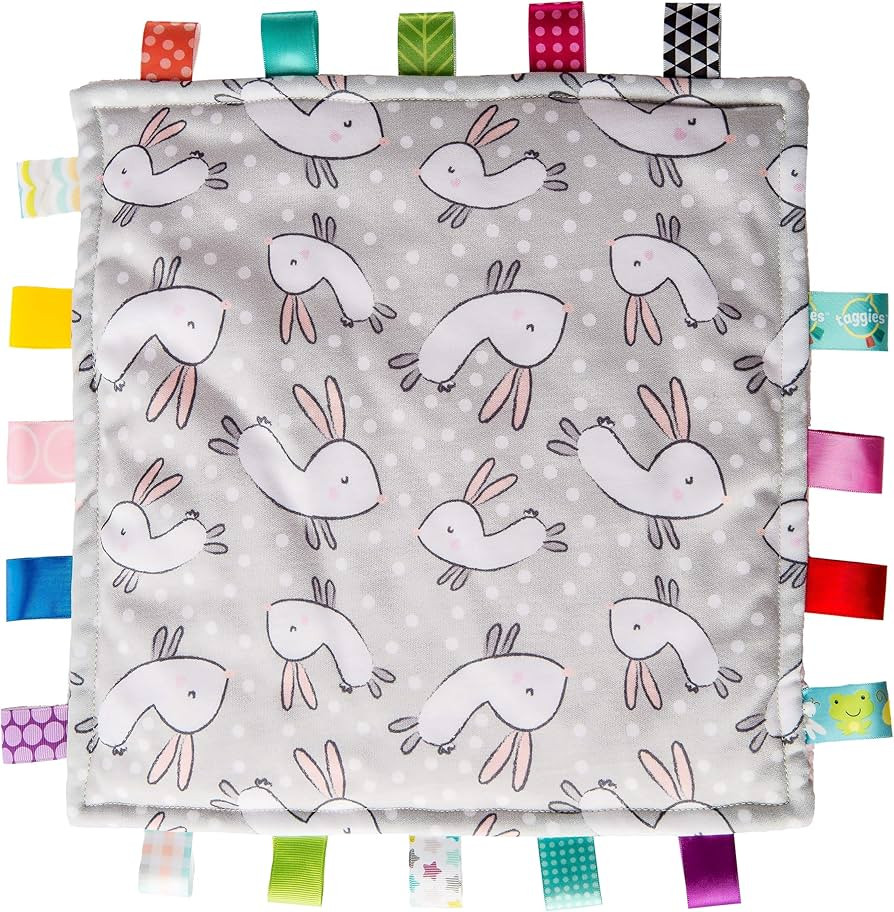 Taggies Original Blanket, 12 X 12", Comfy Bunnies | Amazon (US)