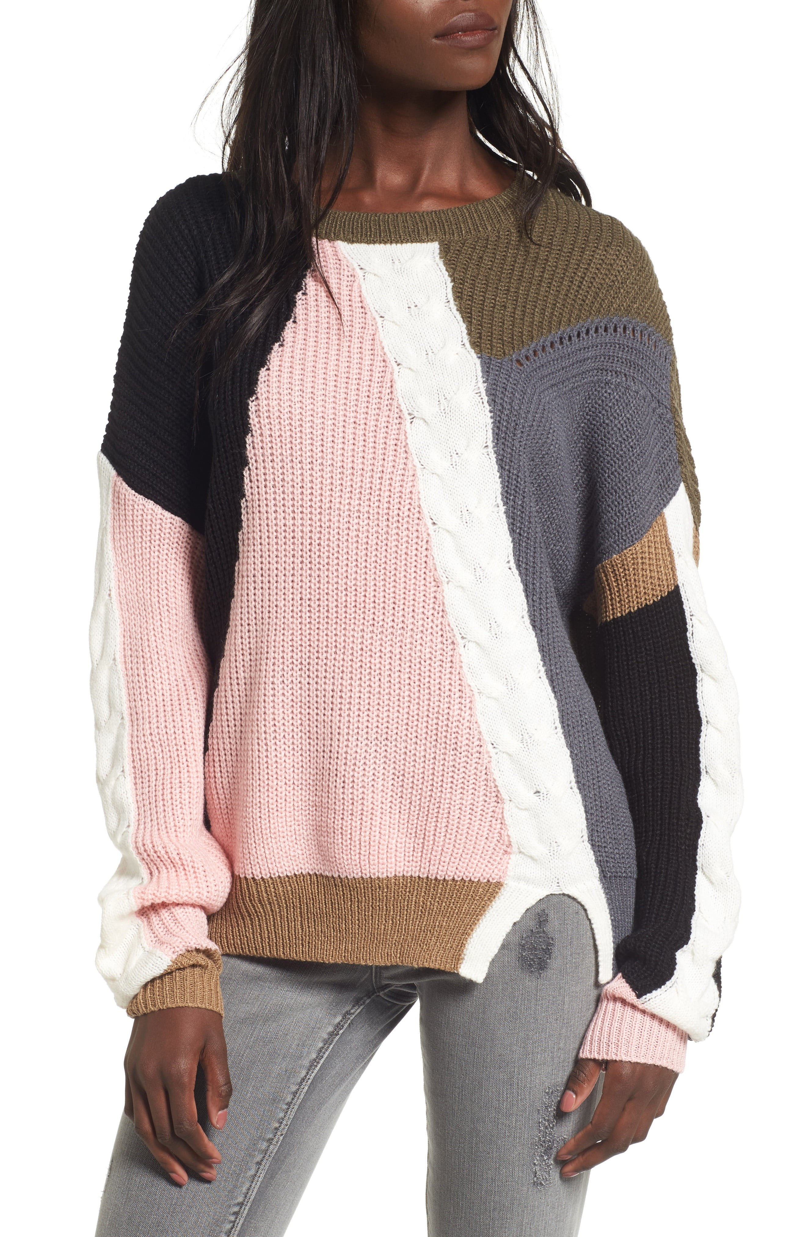 Color Splice Sweater | Nordstrom