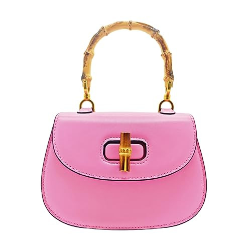 Amazon.com: Womens Bamboo Shaped Top Handle Satchel Crossbody (pink) : Clothing, Shoes & Jewelry | Amazon (US)