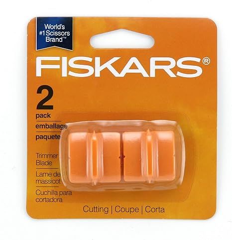 Fiskars 195960-1001 Trimmer Cutting Replacement Blades Style G, Orange 2.5 x 2.5 x 1.47 cm | Amazon (US)