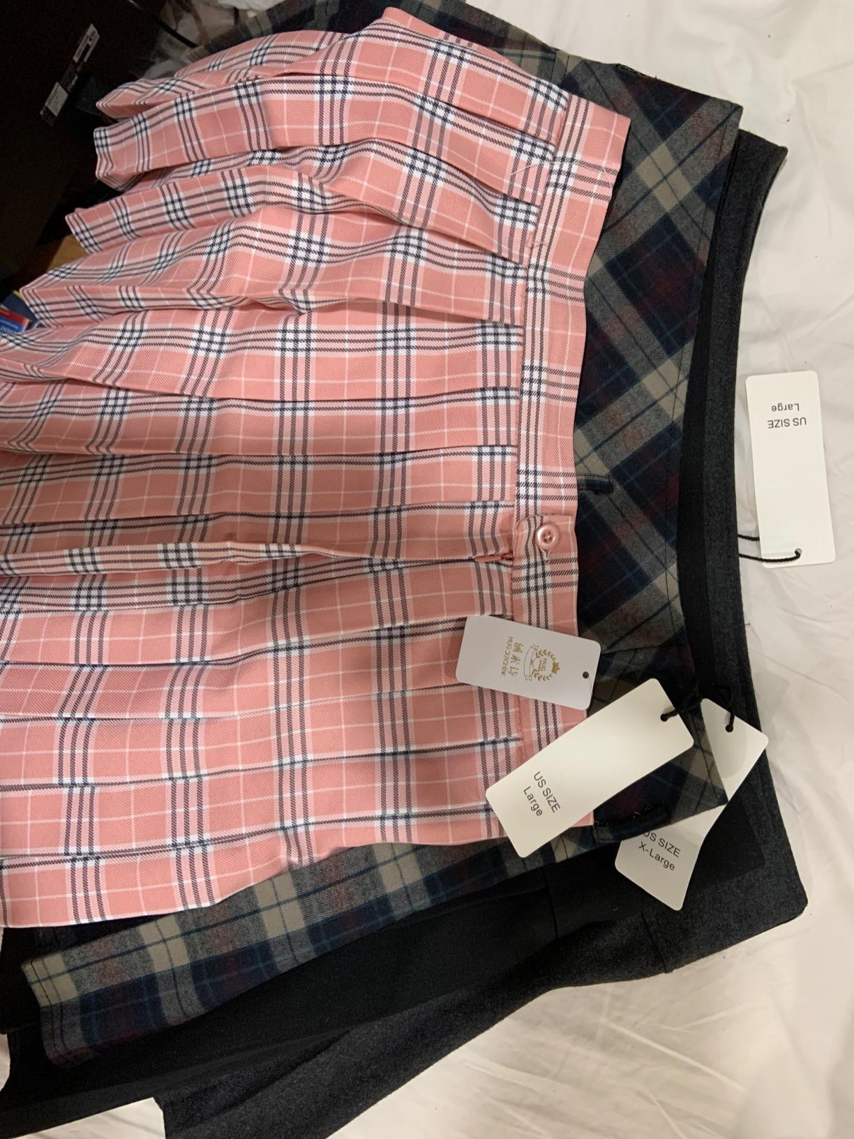 chouyatou Women's Casual Plaid High Waist A-Line Wool Pleated Short Skirt | Amazon (US)