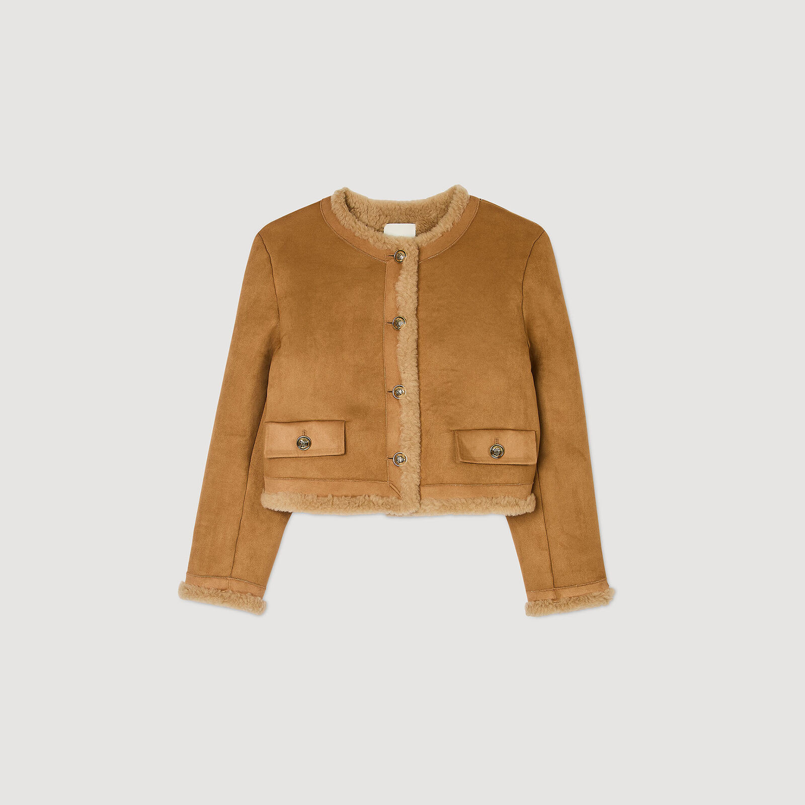 Faux fur jacket | Sandro US | Sandro-Paris US