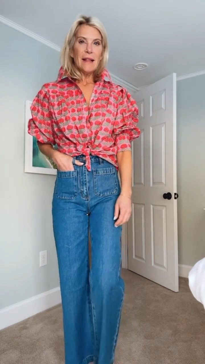 This colorful Avara top is giving full spring break energy, those poppies. 

#LTKOver40 #LTKootd