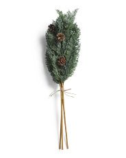 31in Set Of 3 Pinecone Pine Stems | TJ Maxx