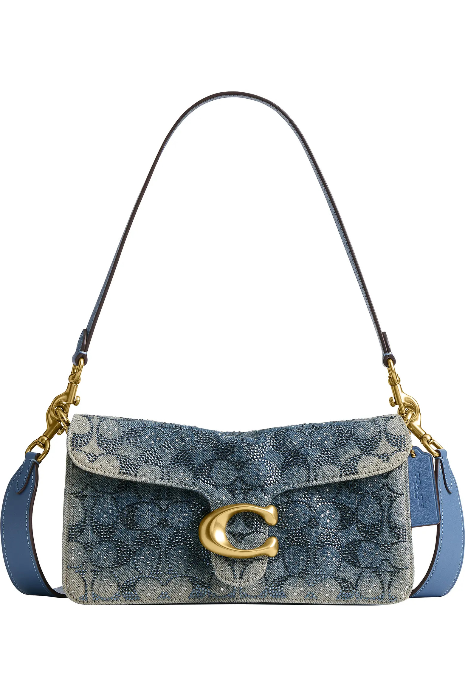COACH Soft Crystal Signature Denim Tabby 26 Shoulder Bag (Women) | Nordstrom | Nordstrom