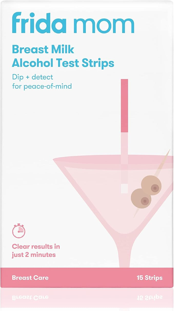 Frida Mom Alcohol Detection Test Strips for Breast Milk - at Home or On The go Peace of Mind in 2... | Amazon (US)