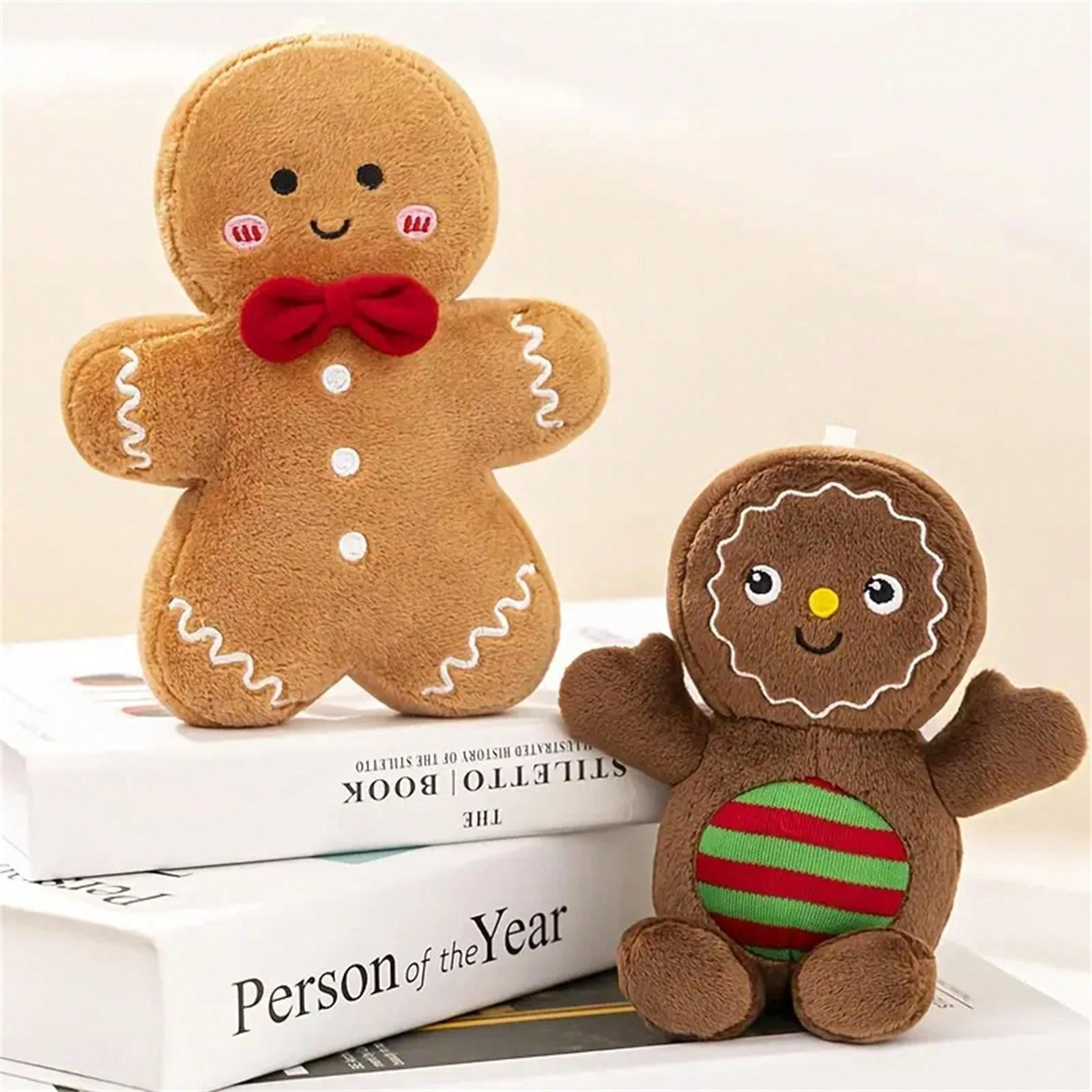 Christmas Decoration 6.69in Christmas Decoration Toy Cute Gingerbread Man Plush Toy Biscuit Man D... | SHEIN