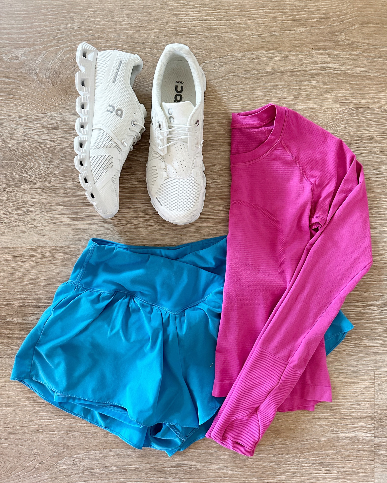 Teen School OOTD.  Amazon dupe shorts, lululemon, and On Cloud sneakers.  

#LTKBacktoSchool #LTKfamily