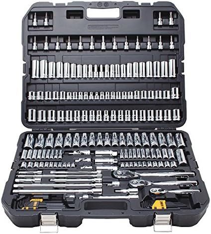 DEWALT Mechanics Tool Set, SAE and Metric, 1/2, 1/4, 3/8 Drive Sizes, 192-Piece (DWMT75049) | Amazon (US)