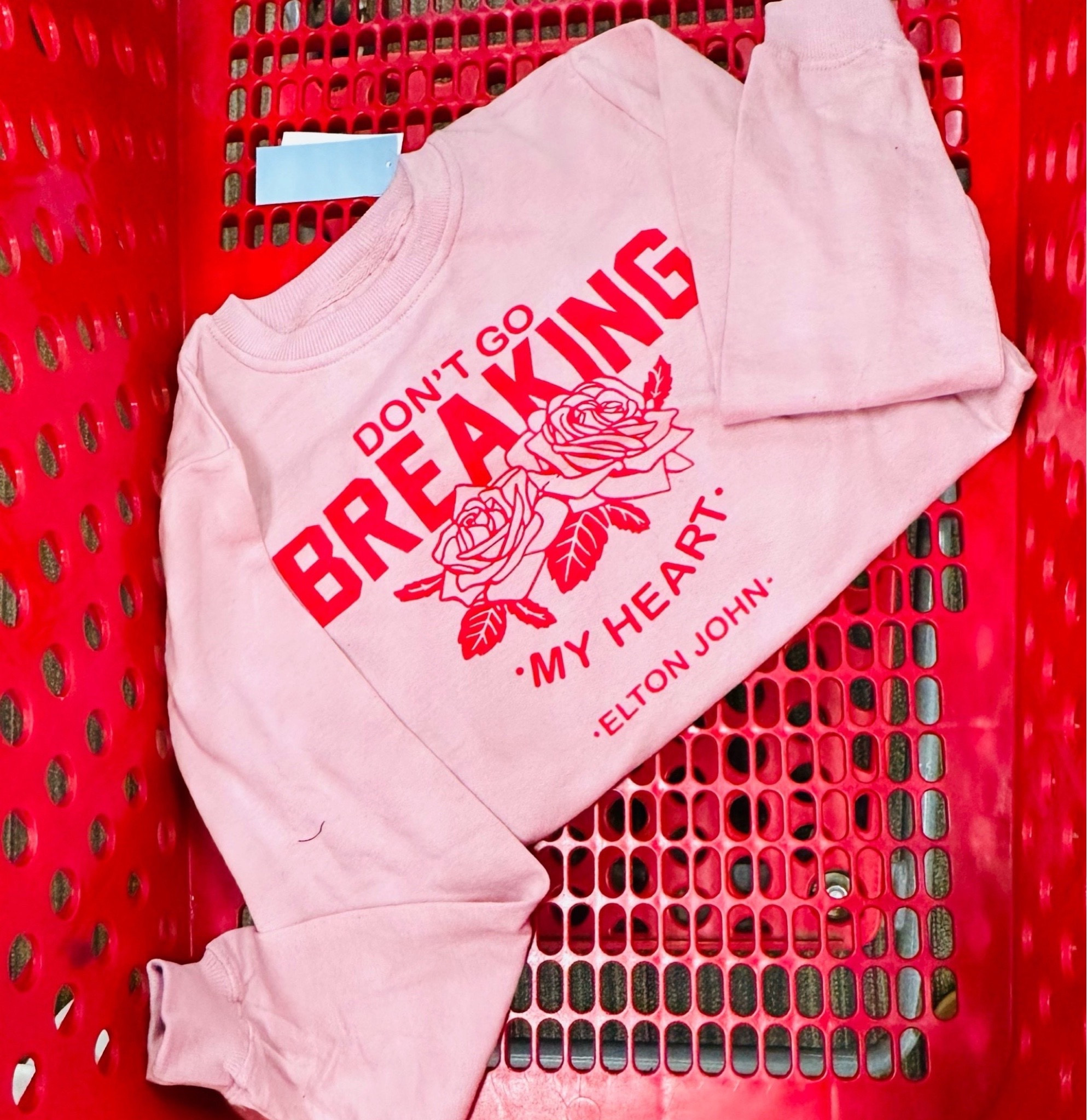 So cute for Valentines! I would probably wear this all year long as well!!! 

#graphictee #sweatshirt #dontgobreakingmyheart #target #graphictee #valentines #teachers #momoutfits #casualoutfitpiece #leggings #bikershorts

#wreath #entryway #door #hearts #valentines #love #heart #teacher #love  #kids 
#quickshipping #moms #amazonprime #amazon #forher #cybermonday #giftguide #holidaydress #kneehighboots #loungeset #thanksgiving #walmart #target #macys #academy #under40
#under50 #fallfaves #christmas #winteroutfits #holidays #coldweather #transition #rustichomedecor #cruise #highheels #pumps #blockheels #clogs #mules #midi #maxi #dresses #skirts #croppedtops #everydayoutfits #livingroom #highwaisted #denim #jeans #distressed #momjeans #paperbag #opalhouse #threshold #anewday #knoxrose #mainstay #costway #universalthread #garland 
#boho #bohochic #farmhouse #modern #contemporary #beautymusthaves 
#amazon #amazonfallfaves #amazonstyle #targetstyle #nordstrom #nordstromrack #etsy #revolve #shein #walmart #halloweendecor #halloween #dinningroom #bedroom #livingroom #king #queen #kids #bestofbeauty #perfume #earrings #gold #jewelry #luxury #designer #blazer #lipstick #giftguide #fedora #photoshoot #outfits #collages #homedecor

   

#liketkit #LTKfamily #LTKcurves #LTKfit #LTKbeauty #LTKhome #LTKstyletip #LTKunder100 #LTKsalealert #LTKtravel #LTKunder50 #LTKhome #LTKsalealert #LTKkids #LTKSeasonal


#LTKGiftGuide #LTKunder50 #LTKSeasonal