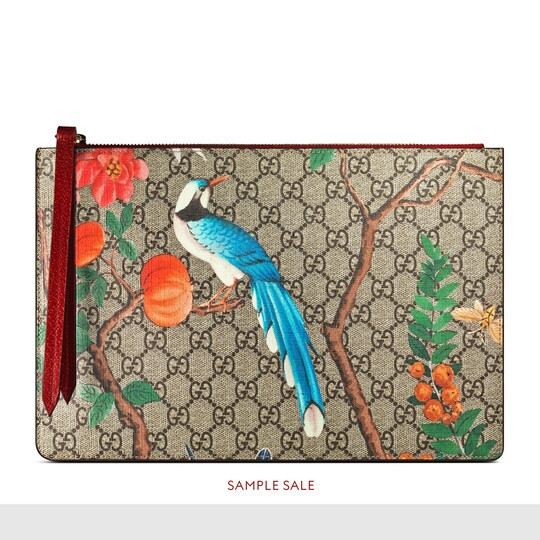 Gucci Tian GG Supreme zip pouch | Gucci (US)