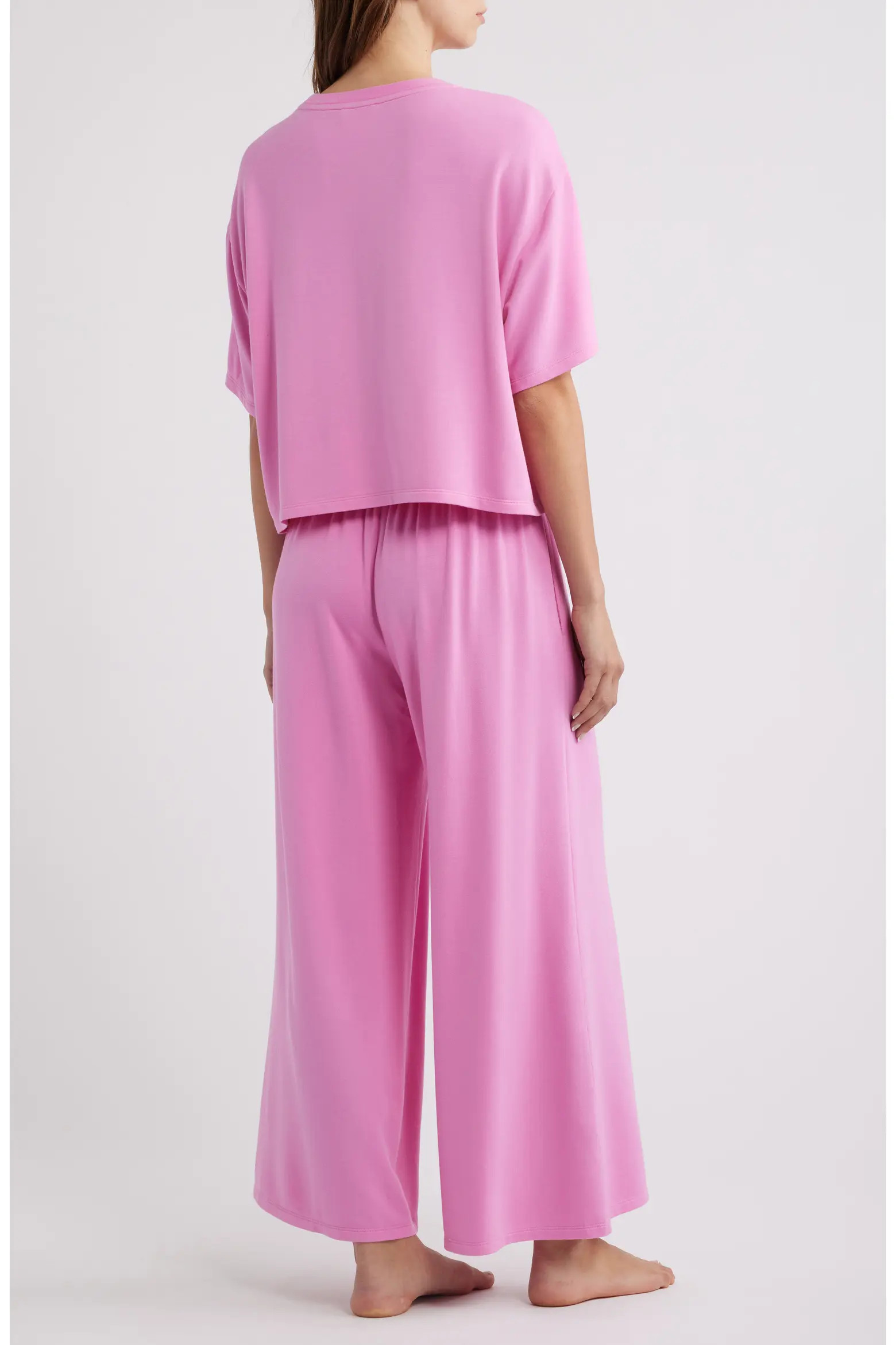 Comfy Wide Leg Pajama Set (Regular & Plus) (Women) | Nordstrom | Nordstrom