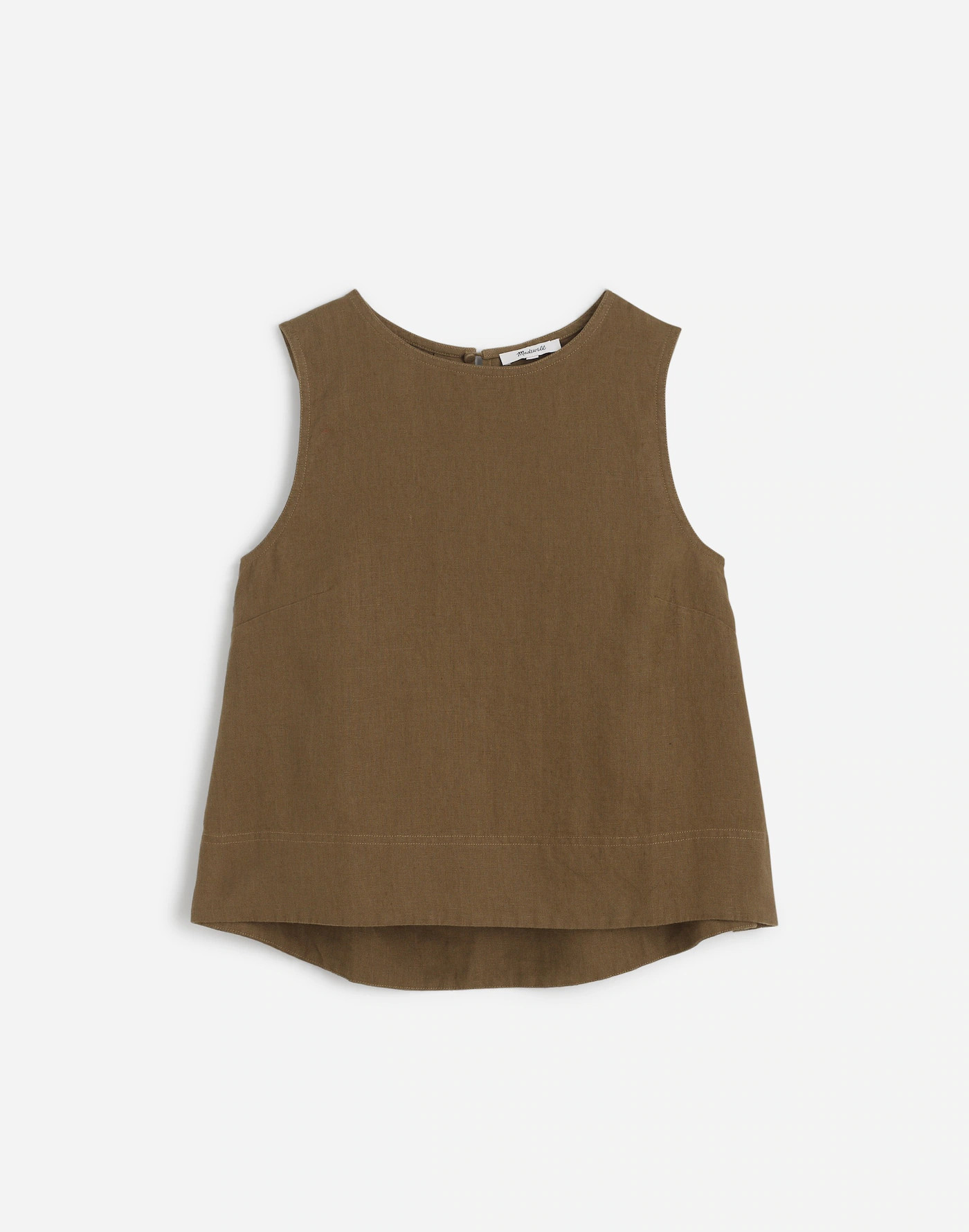 Linen Pleated Shell Top | Madewell | Madewell